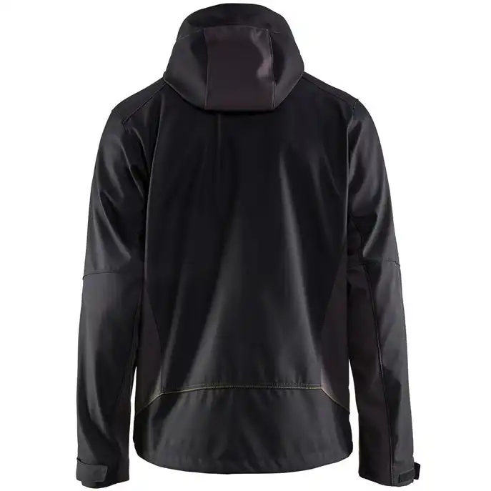 Softshelljacke "4753" in schwarz/gelb, 3XL - Thumbnail 2