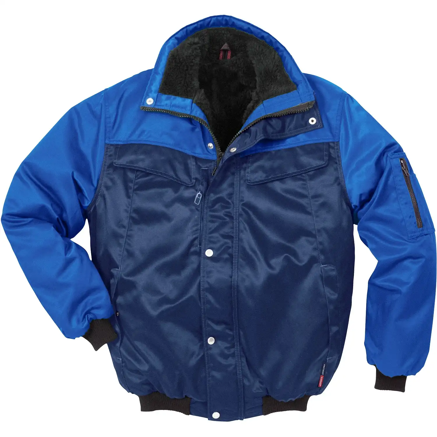 Pilotenjacke "4813" Icon Two Luxe in marine/königsblau, XS - Bild 1