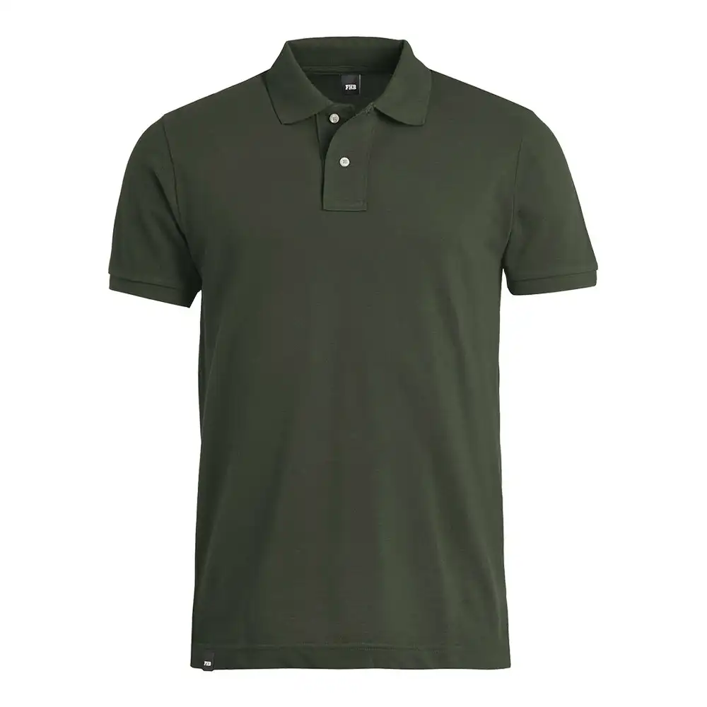 Polo-Shirt "DANIEL" in olive, L - Thumbnail 1
