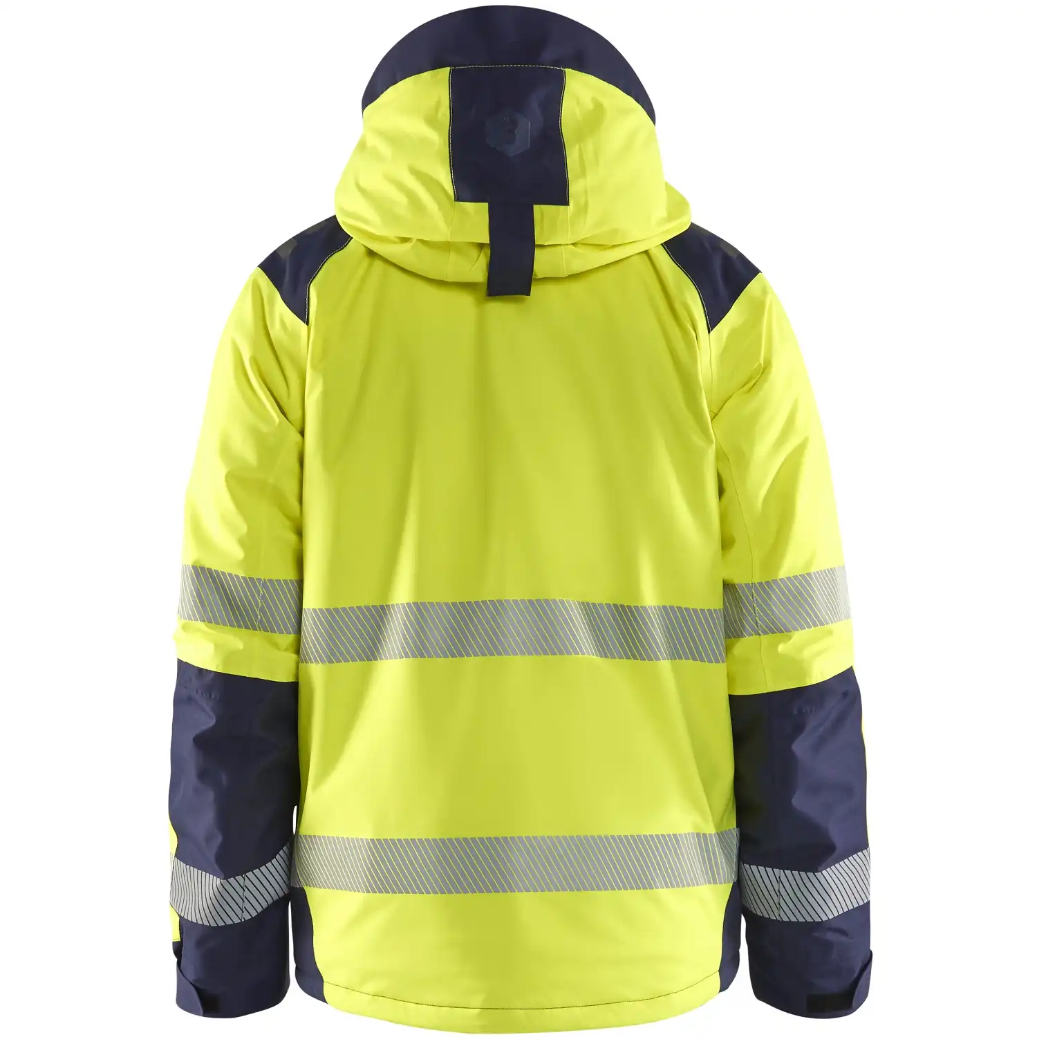 Warnschutz Winterjacke Kl. 3 "4455" in gelb/marine, 3XL - Thumbnail 2
