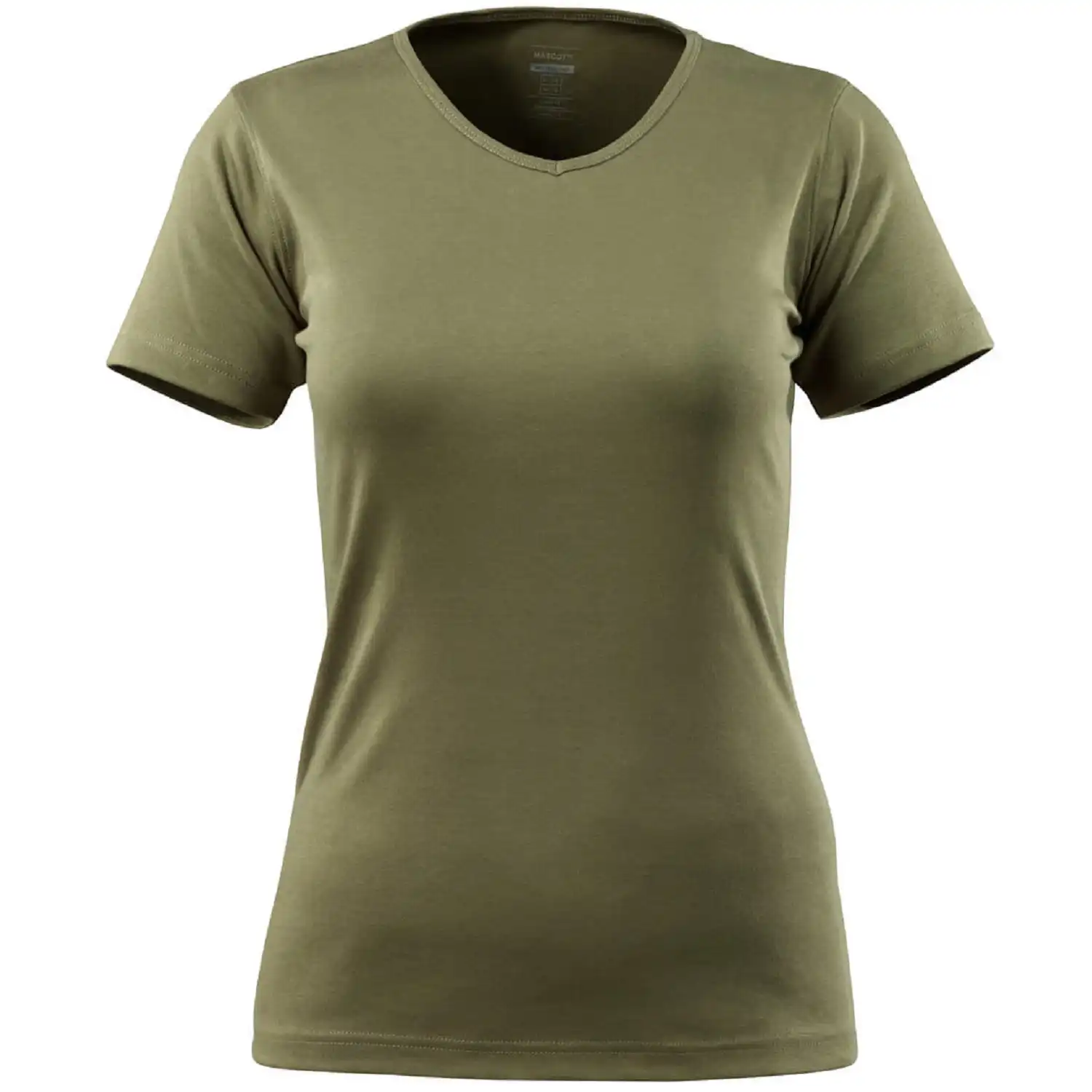 Damen T-Shirt "NICE" Crossover in moosgrün, XXL - Thumbnail 1