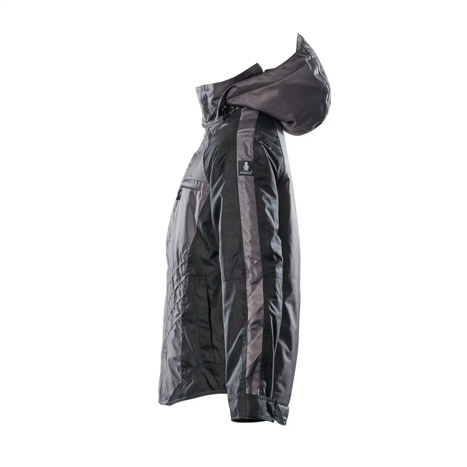 Pilotjacke "FRANKFURT" Unique mehrfarbig in anthrazit/schwarz, XXL - Thumbnail 3