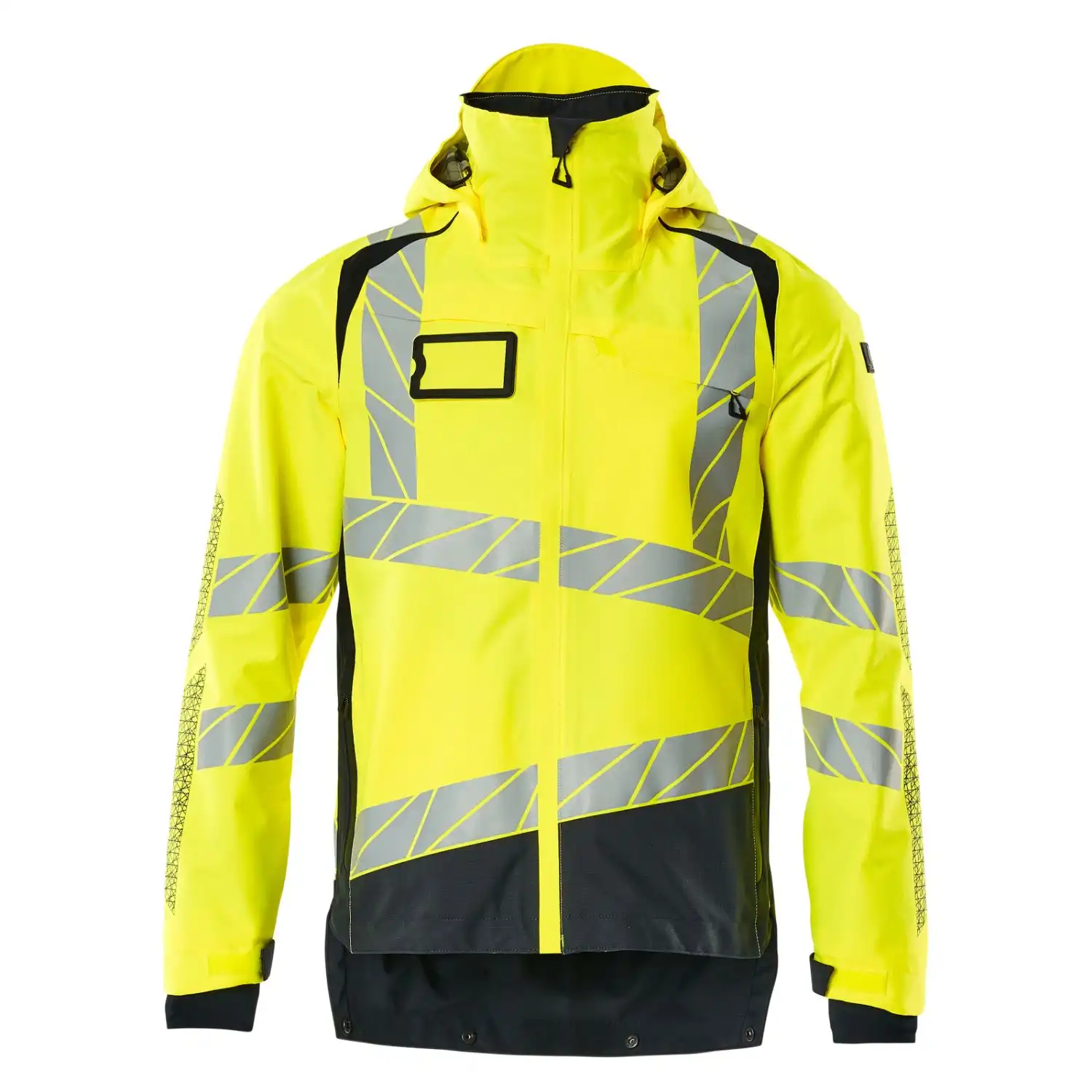 Warnschutz Regenjacke zweifarbig "ACCELERATE SAFE" in gelb/schwarzblau, XXL - Thumbnail 1