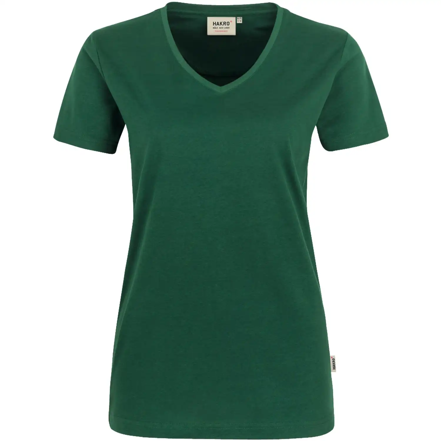 Damen V-Shirt "PERFORMANCE" 181 in tanne, L - Thumbnail 1