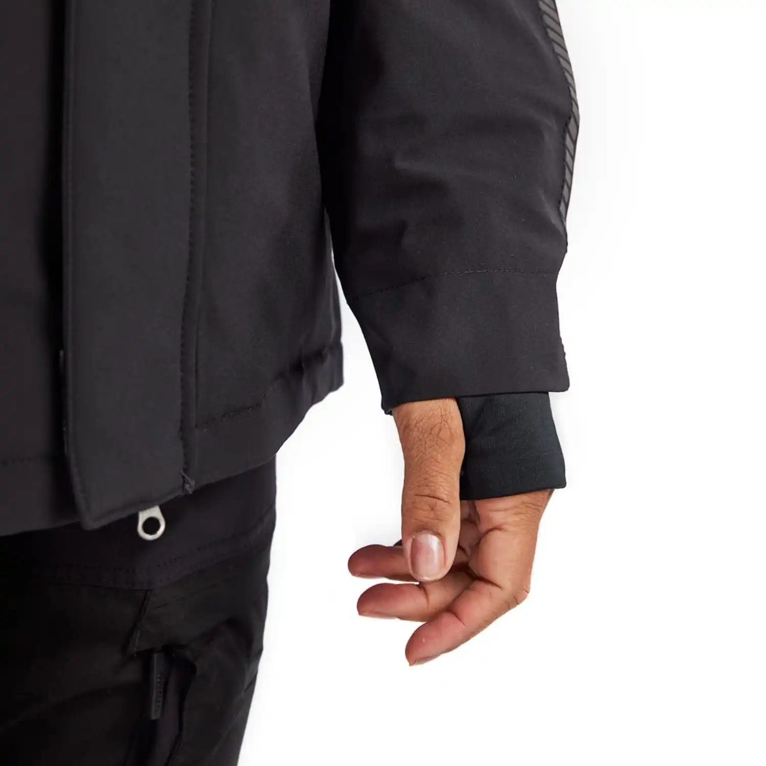 Damen Stretch Winterjacke "4408" in schwarz, M - Thumbnail 9