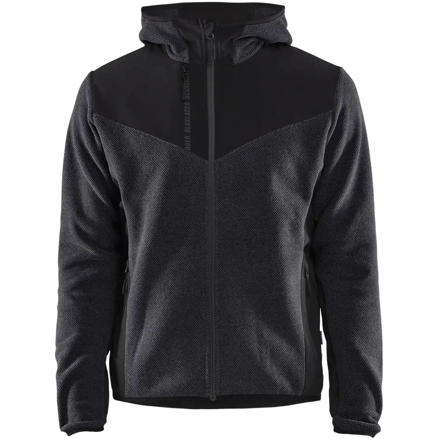 Strickjacke "5940" in dunkelgrau/schwarz, 3XL - Thumbnail 1