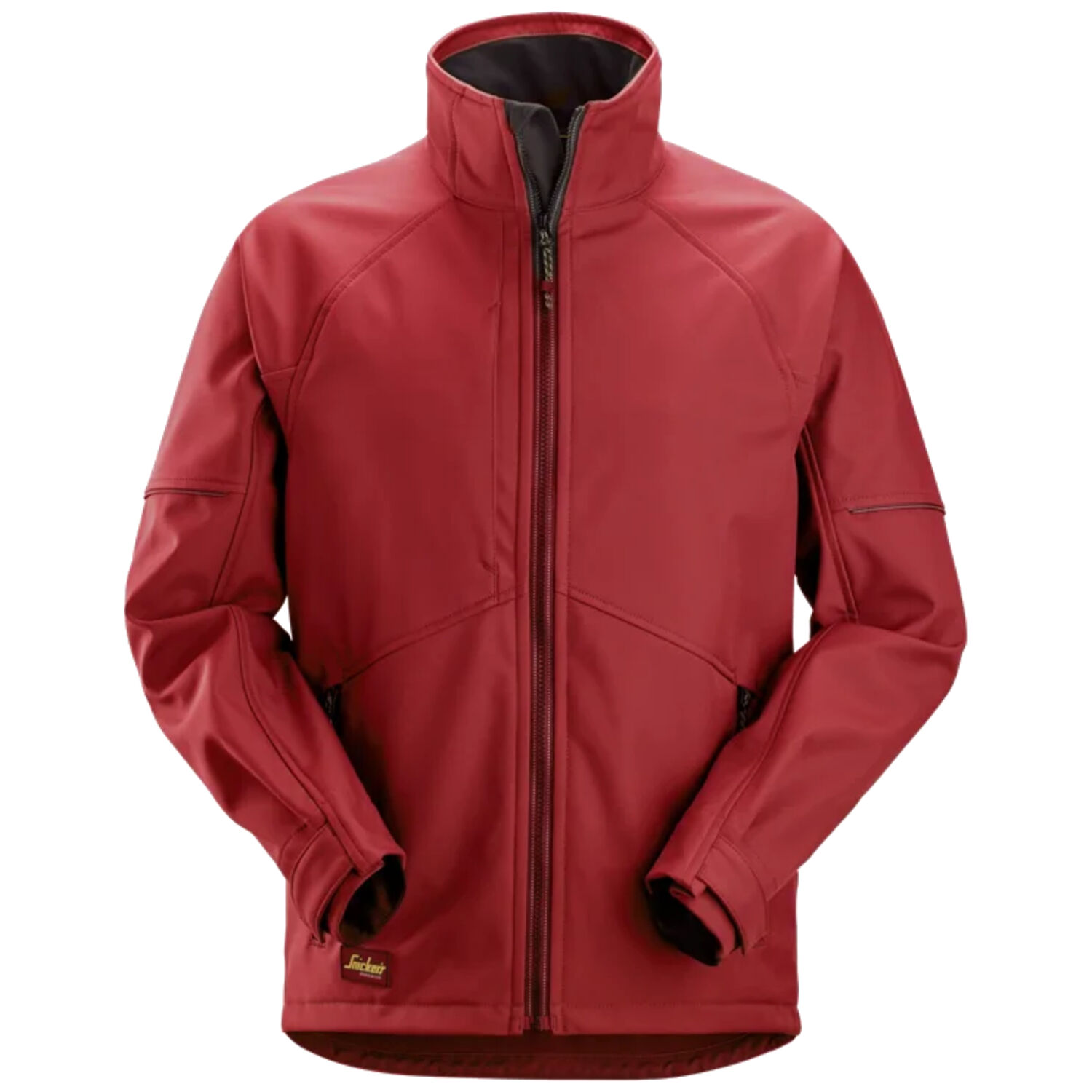 Shoftshelljacke "1258" in rot/schwarz, S - Thumbnail 1