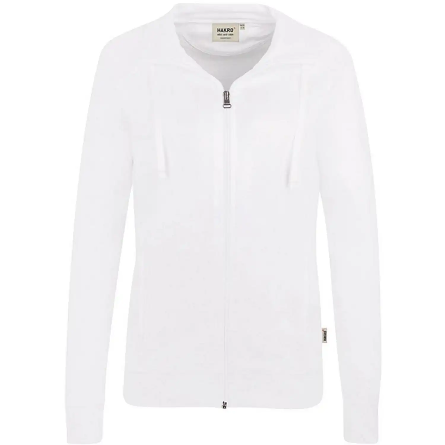 Damen-Sweatjacke College 406 in L, Weiß - Bild 1