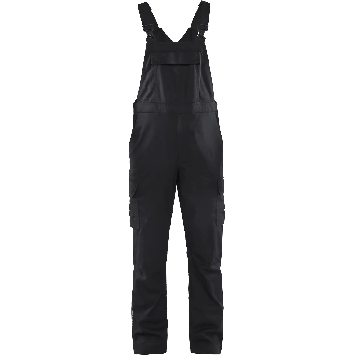 Latzhose "2666" Industrie in schwarz, C44 - Thumbnail 1