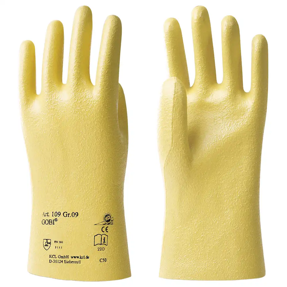 Nitril Arbeitshandschuhe "Gobi® 109" gelb in 7 (S) - Bild 1