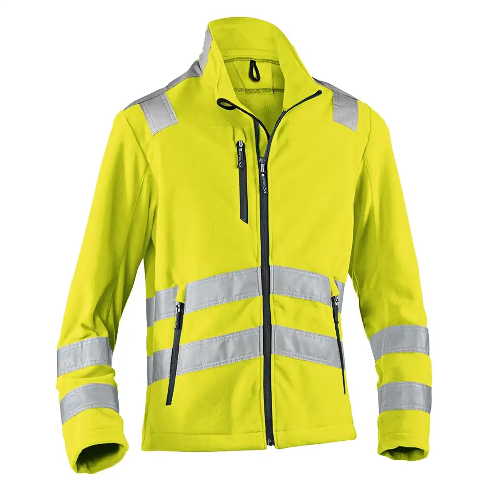 Warnschutz Fleecejacke "REFLECTIQ" in gelb, 3XL - Bild 1