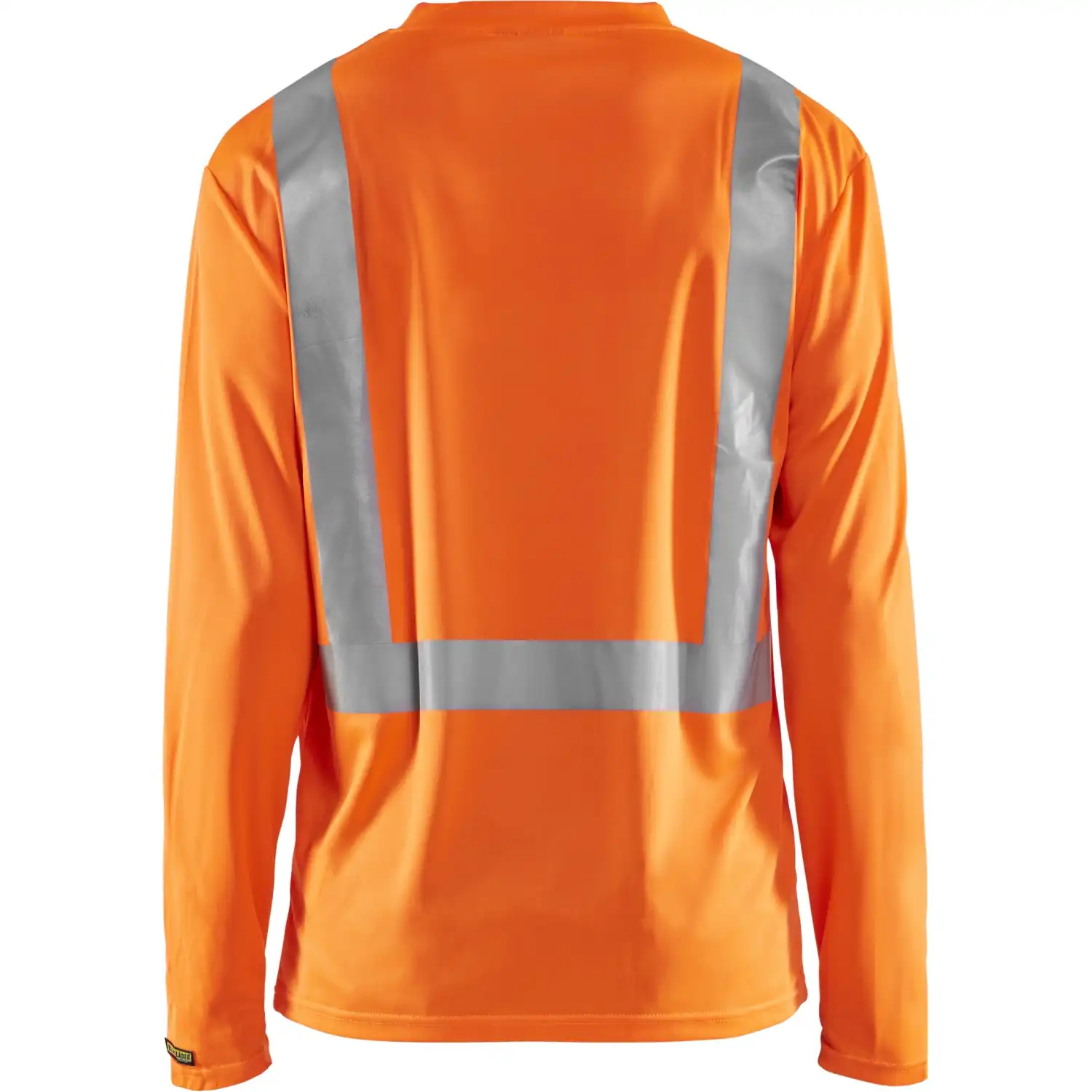 Warnschutz Langarm-Shirt "3383" UV-Schutz in Orange, L - Thumbnail 2