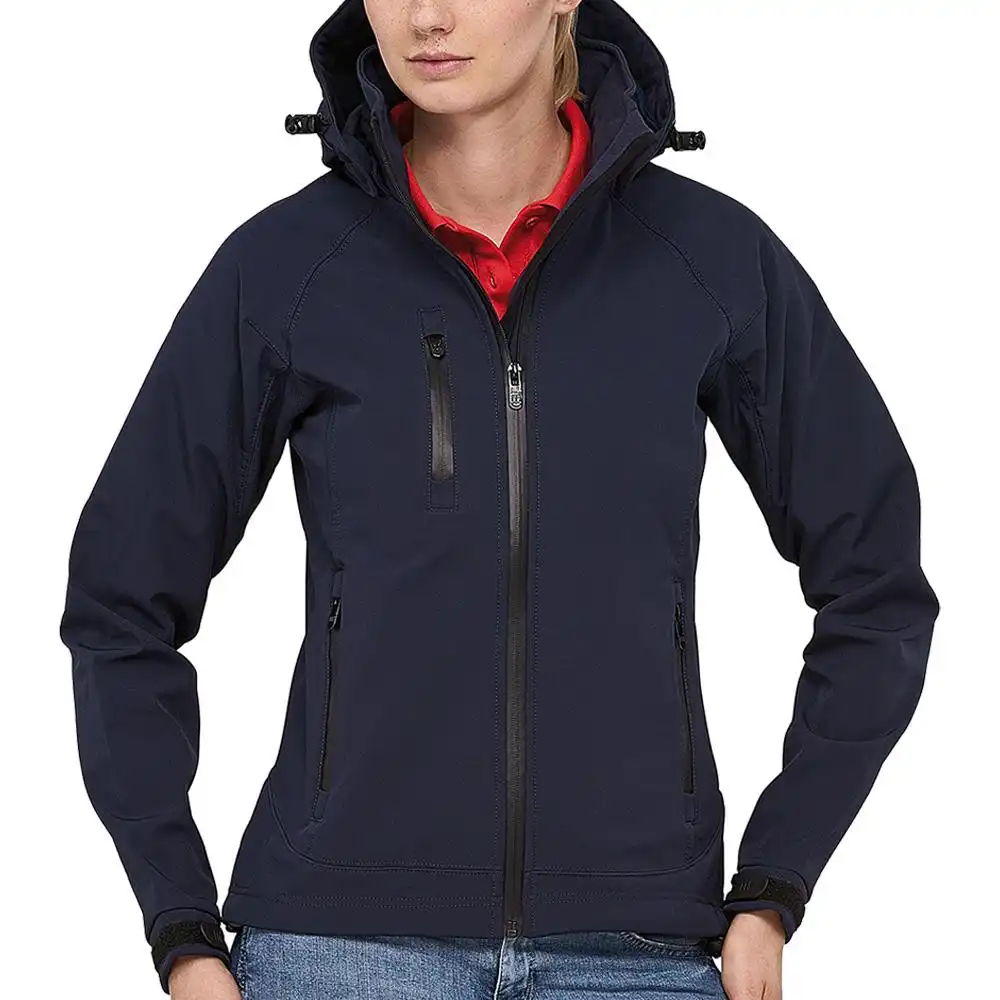 Damen Softshelljacke "SAFARI" in marine, L - Bild 1