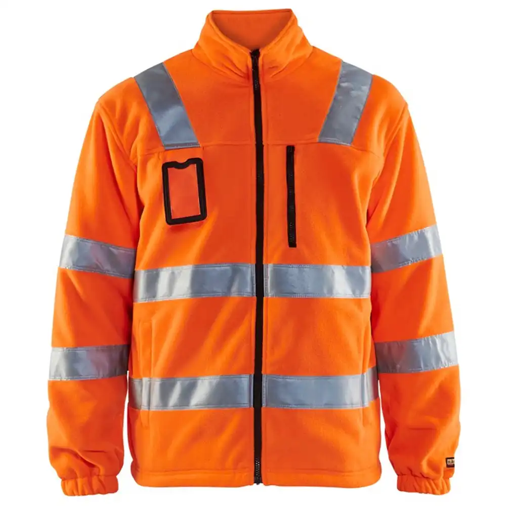 Warnschutz-Fleecejacke "4853" in Orange, L - Thumbnail 1