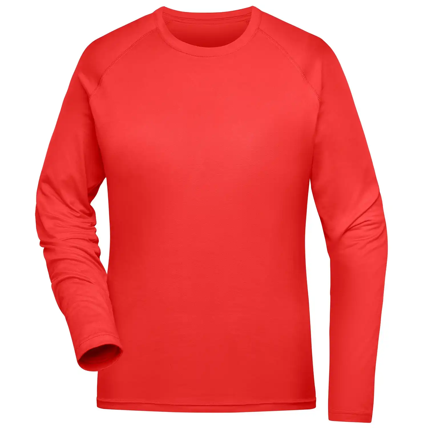 Damen Langarm Funktionsshirt"JN521" in bright-red, XS - Thumbnail 1