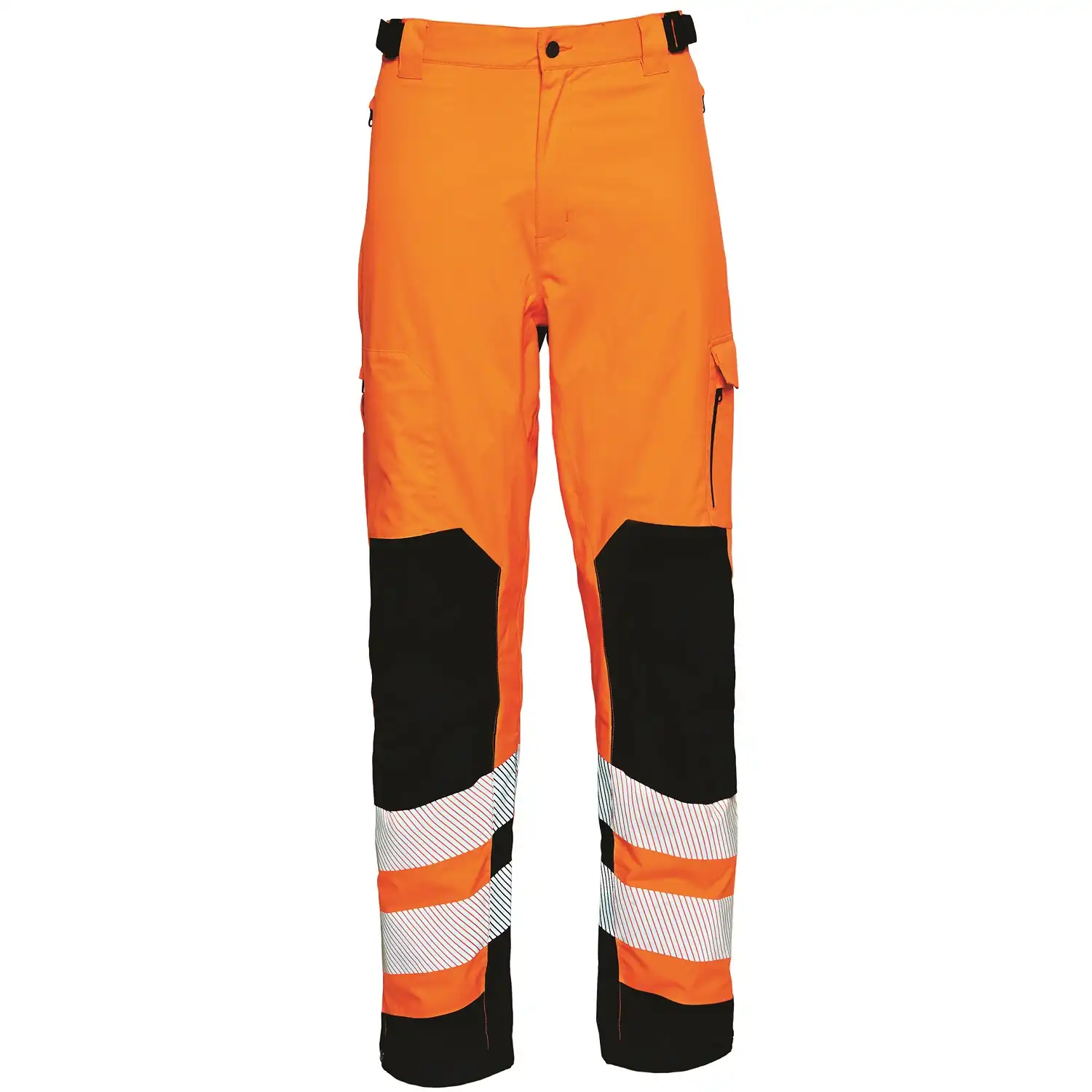 Warnschutz Stretch Bundhose "182400R" Visible Xtreme Kl.2 in fluororange, L - Bild 1
