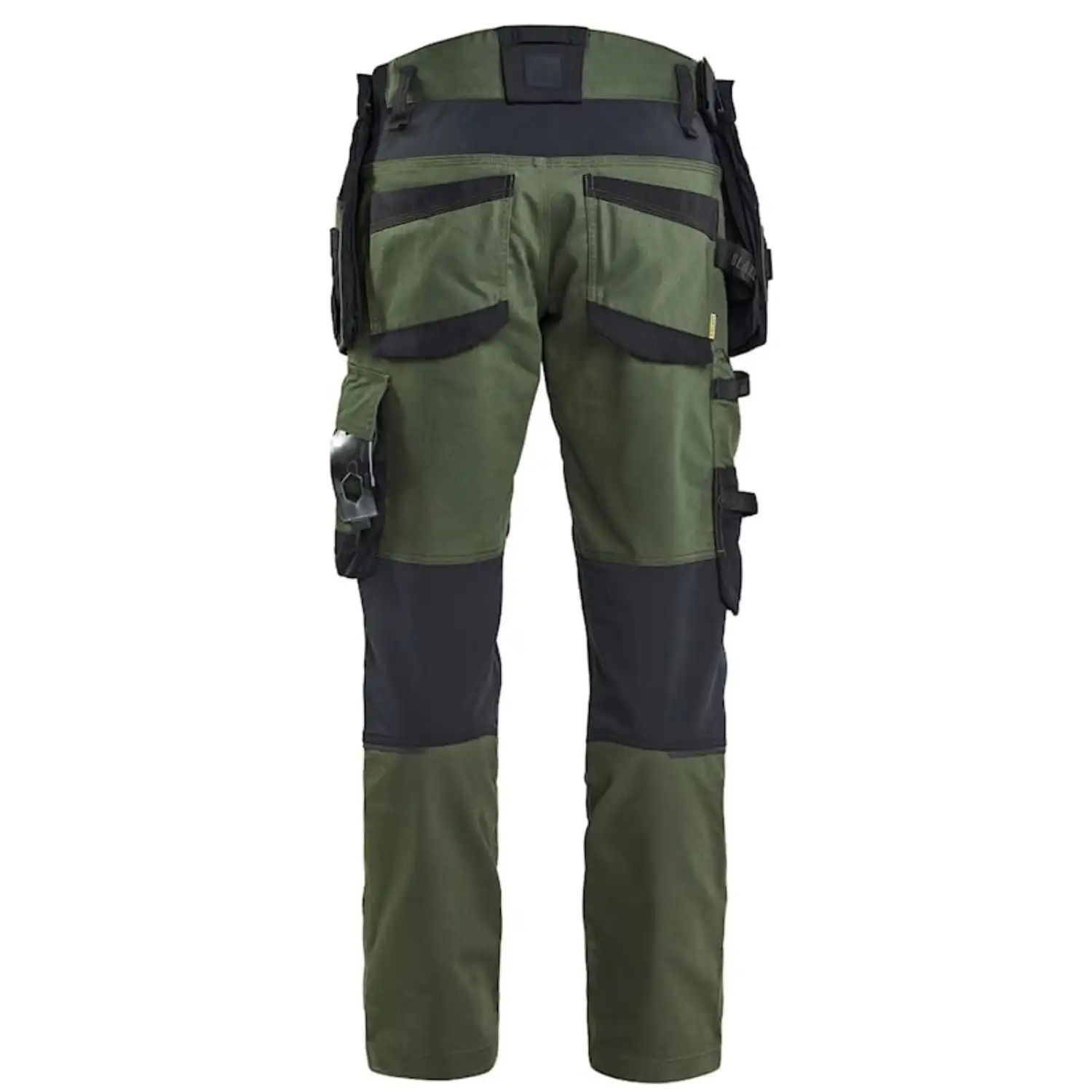 Stretch Handwerkerhose "STRIKER" in waldgrün/schwarz, C44 - Thumbnail 2