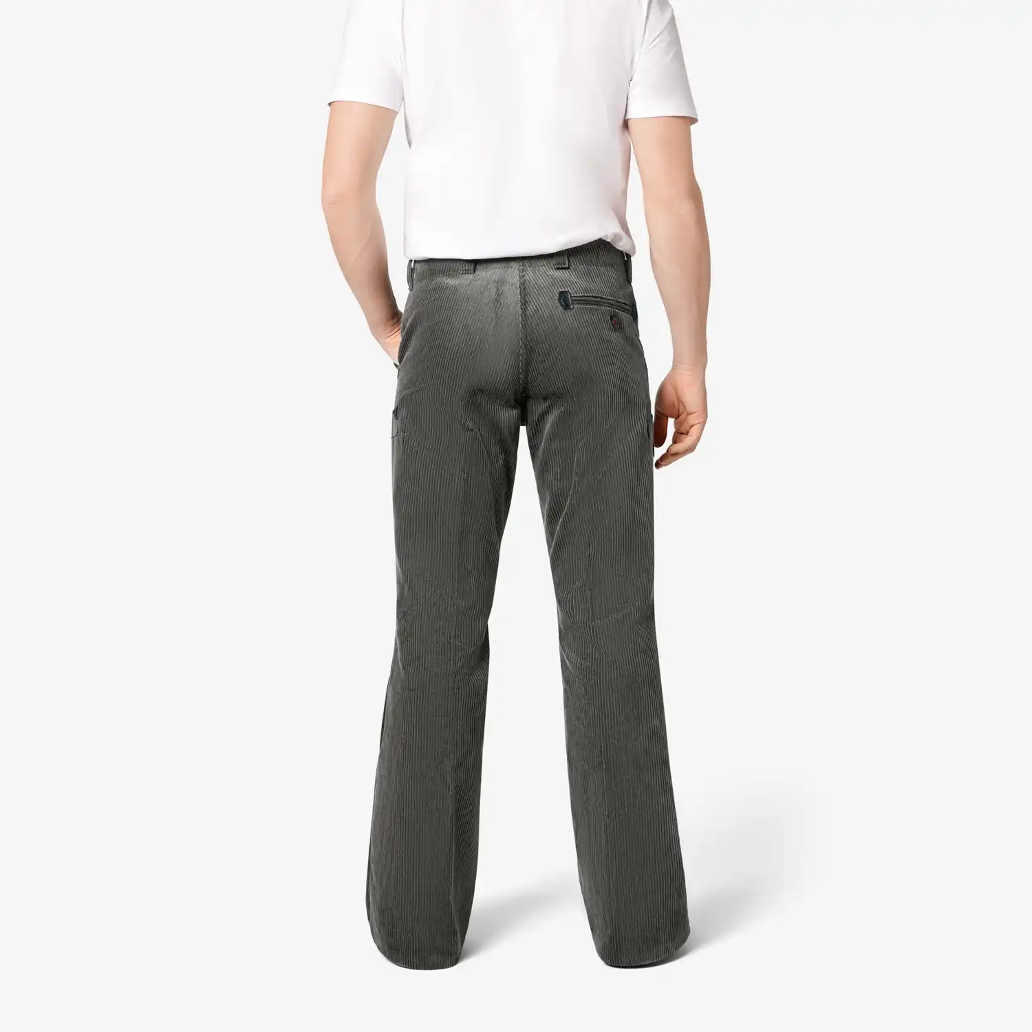 Zunfthose Trenkercord mit Schlag "ALFONS" in grau, 52 - Thumbnail 2