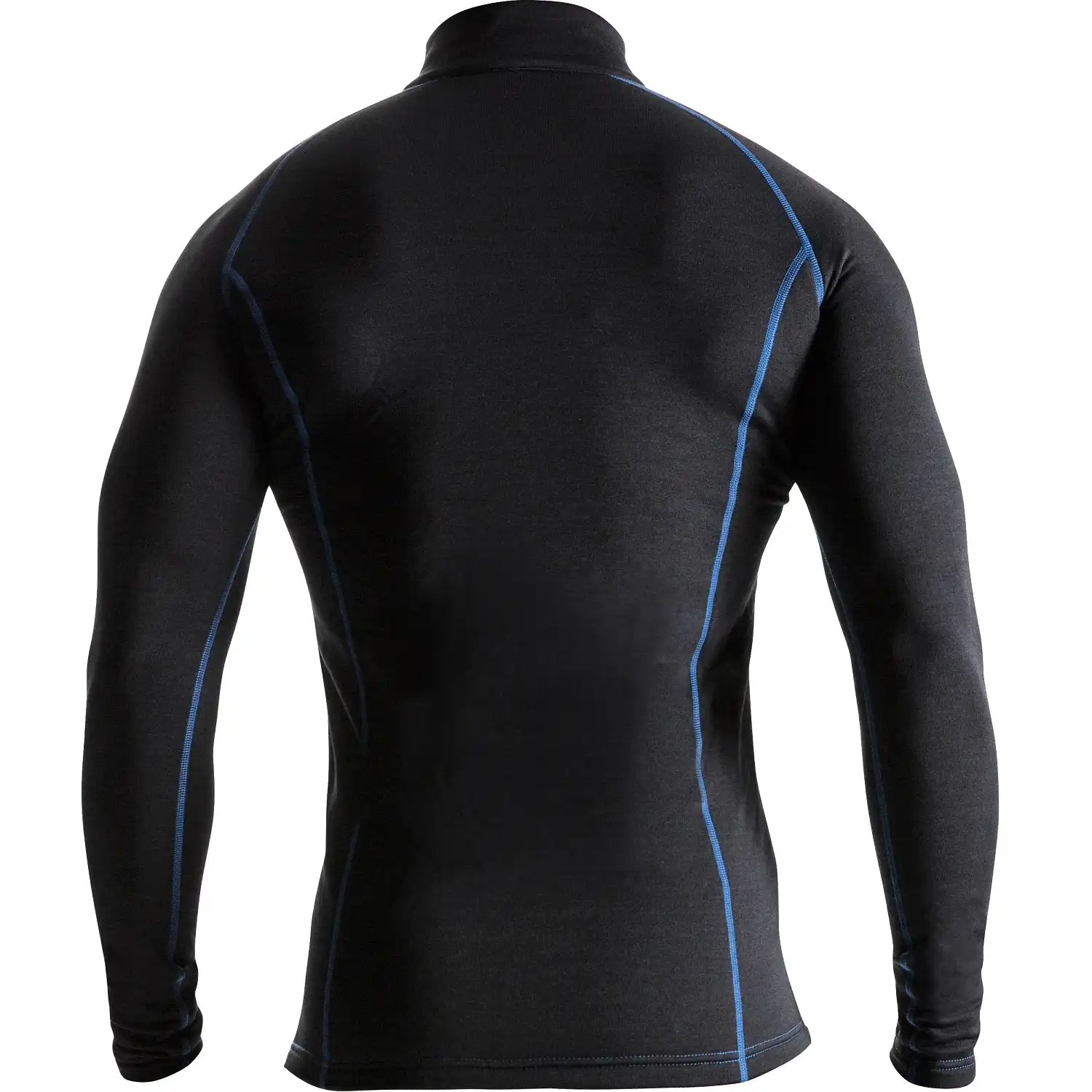 Funktions Zip-Langarmshirt "7078 PT" Polartec® schwarz in L - Thumbnail 2