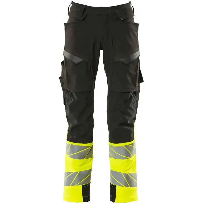 Warnschutz Stretch Bundhose Kl.1 "ACCELERATE SAFE" in schwarz/gelb, 76C46 (EU 23) - Bild 1