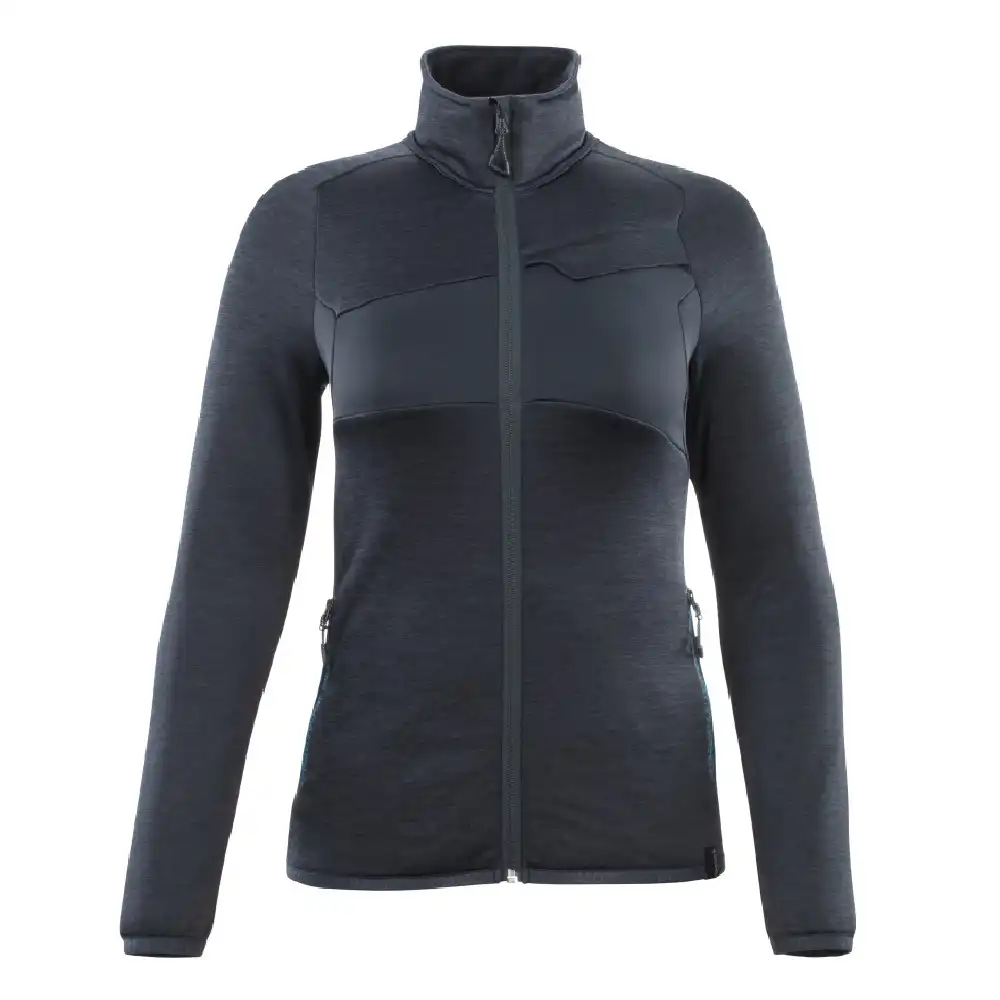 Damen Fleecejacke "ACCELERATE" in schwarzblau, XXL - Bild 1
