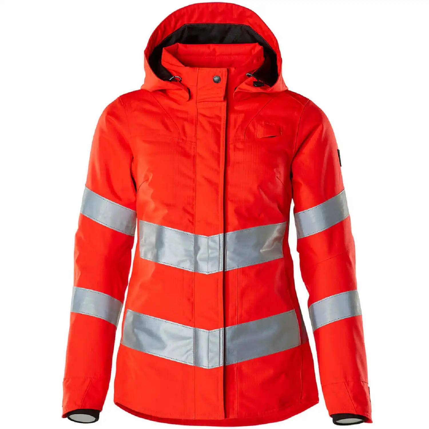 Damen Warnschutzwinterjacke "Safe Supreme" in hi-vis rot, S - Bild 1