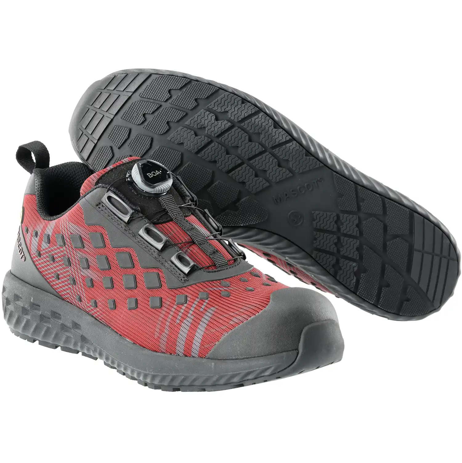 Halbschuhe S1PL "F0650-704" herbstrot in 44 - Bild 1