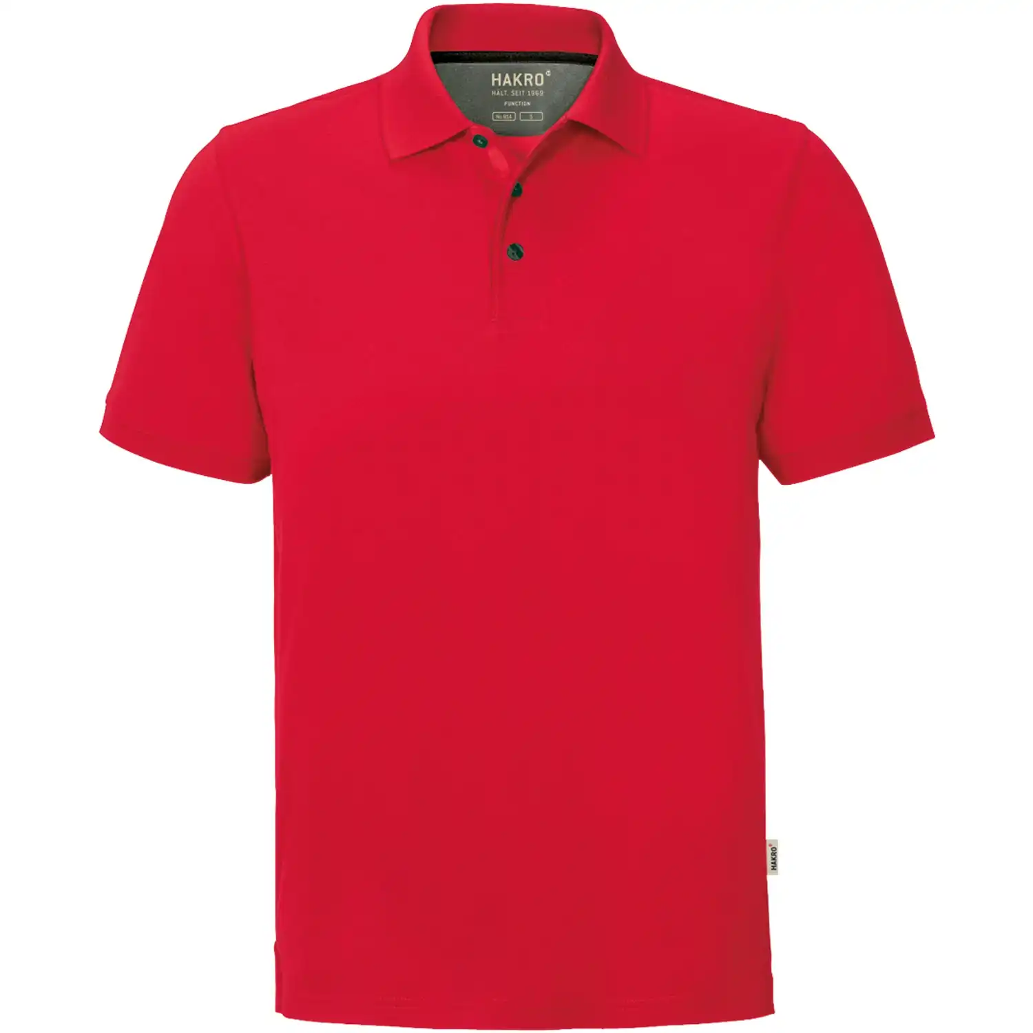 Polo-Shirt "COTTON-TEC" 814 in Rot, L - Thumbnail 1