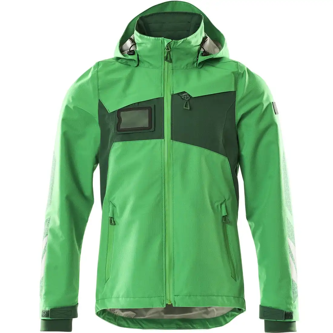 Hardshell-Regenjacke "ACCELERATE" in grasgrün/grün, XS - Bild 1