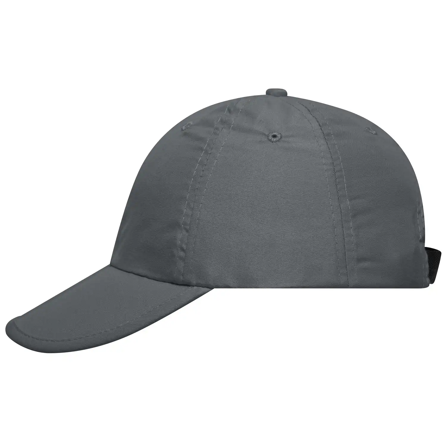 Basecap Faltbar "MB6155" 6-Panel-Pack-a-Cap in dark grey - Thumbnail 1