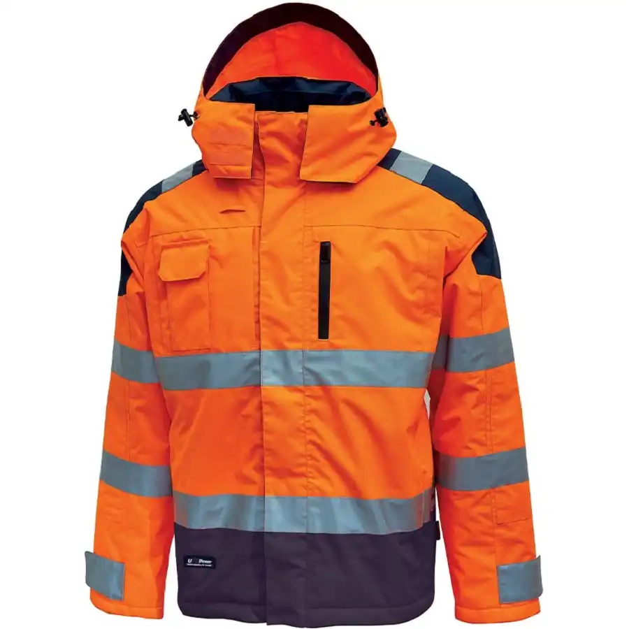 Warnschutz Winterparka "DEFENDER" Hi-Light in Orange, S (DE size: XS) - Thumbnail 1