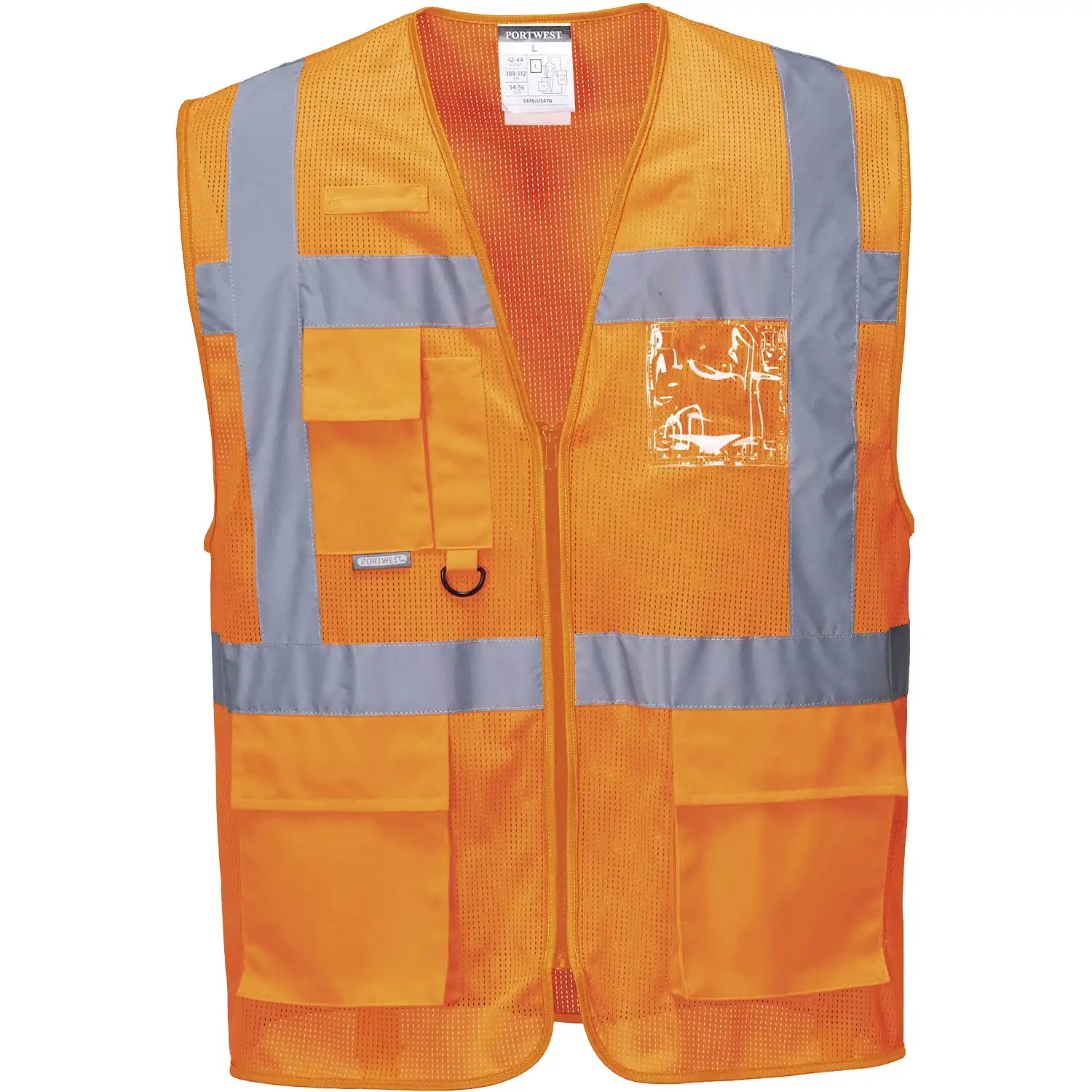 Mesh-Warnweste "ATHEN EXECUTIVE" Kl. 2 in Orange, 3XL - Bild 1