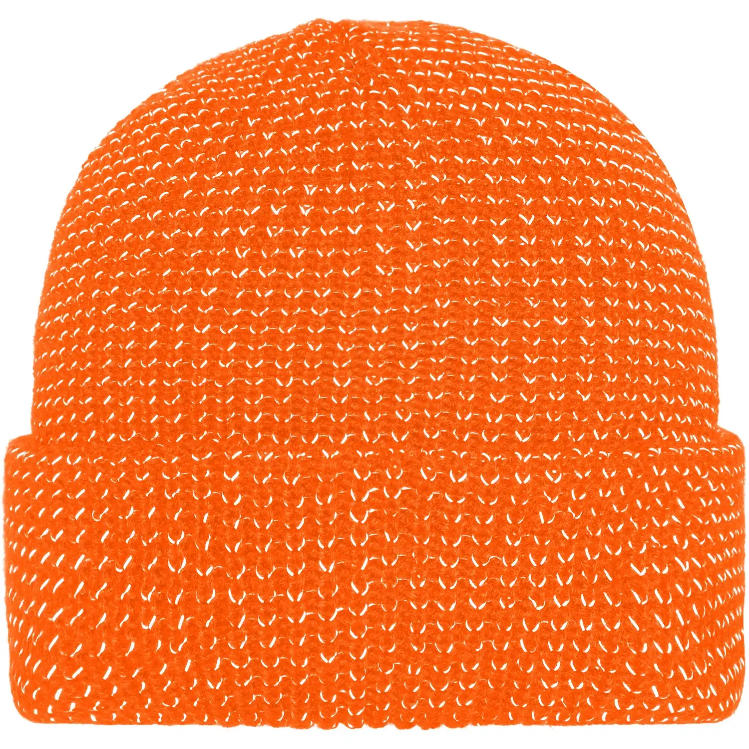 Strickmütze "MB7142" mit Reflex in bright-orange - Bild 1
