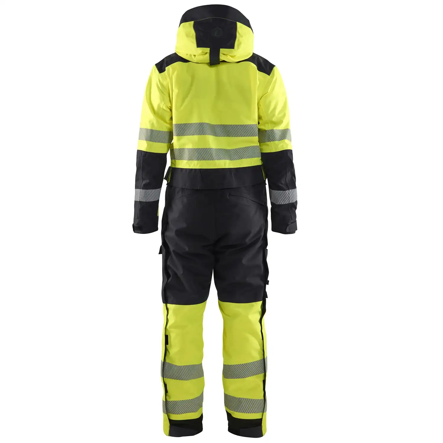 Warnschutz Winteroverall Kl. 3 "6725" in gelb/schwarz, 3XL - Thumbnail 2