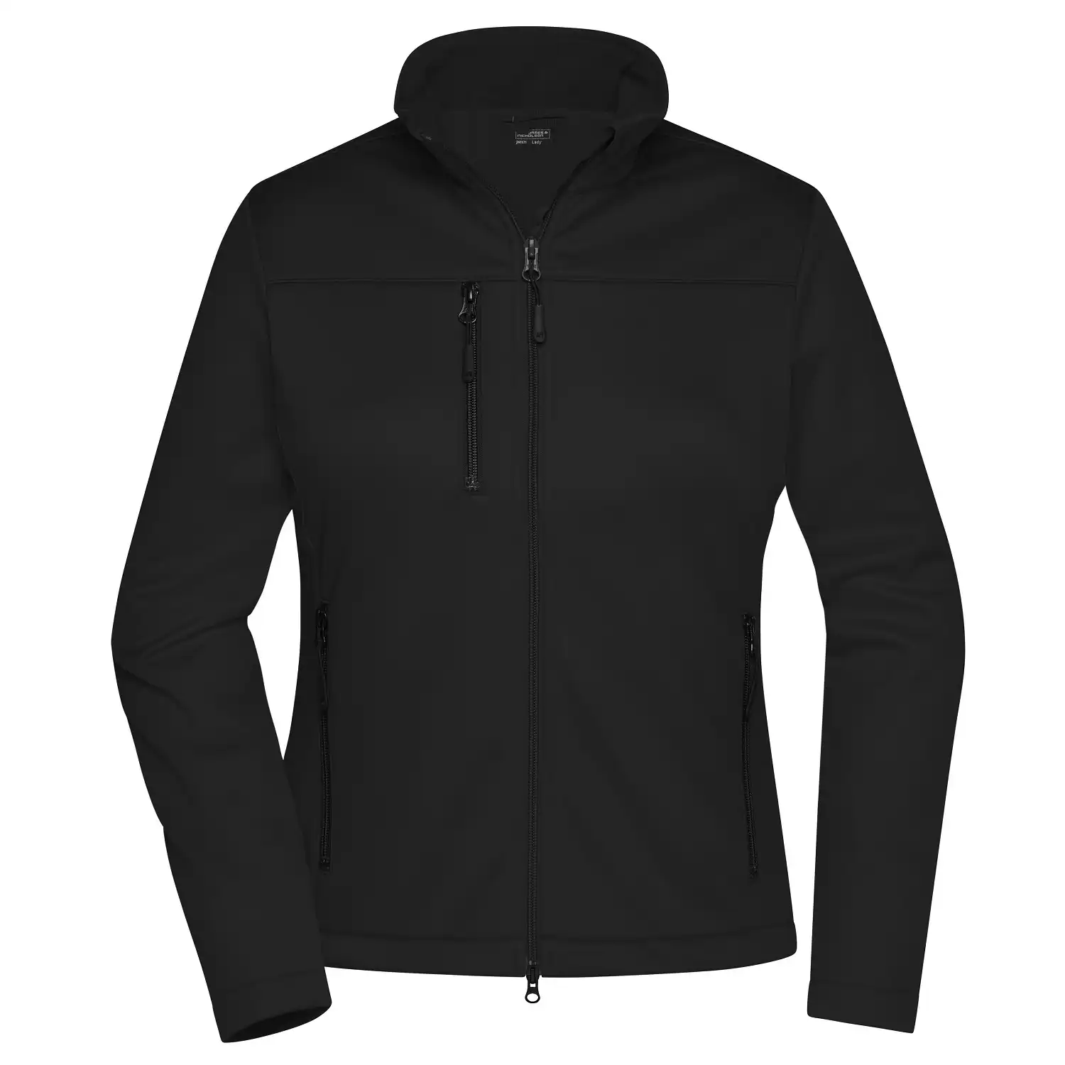 Damen Softshelljacke "JN1171" in black, L - Thumbnail 1