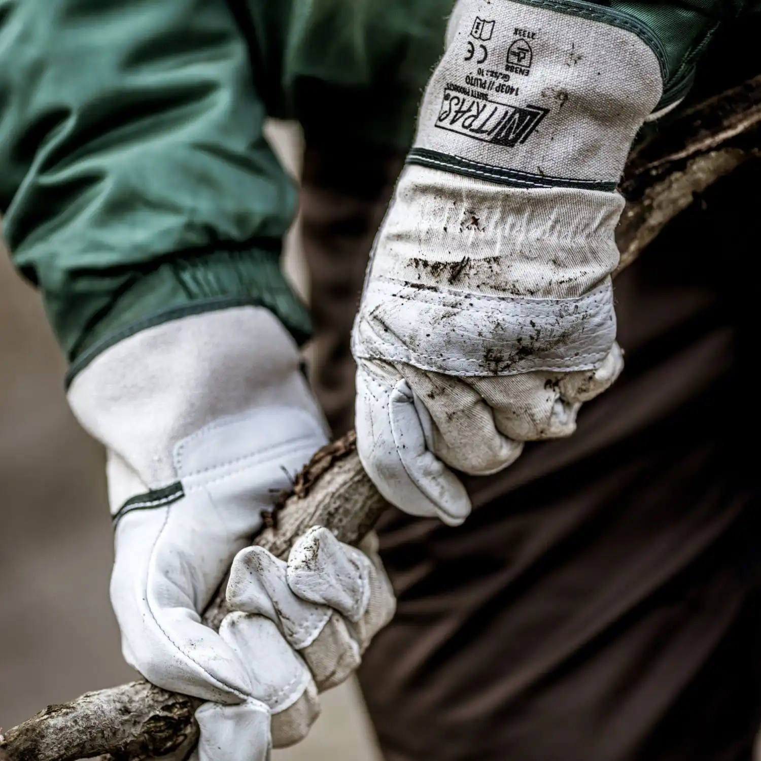 Rindvollleder-Arbeitshandschuhe "PLUTO" Größe 10 - Thumbnail 2