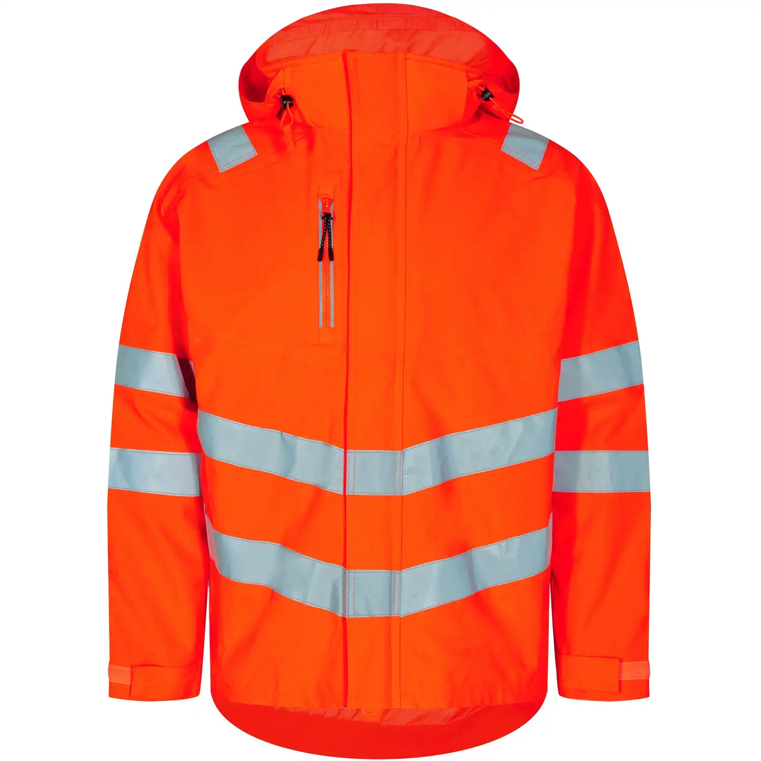 Warnschutz Hardshell Regenjacke "1146-930" Safety Kl. 3 in Orange, L - Thumbnail 1