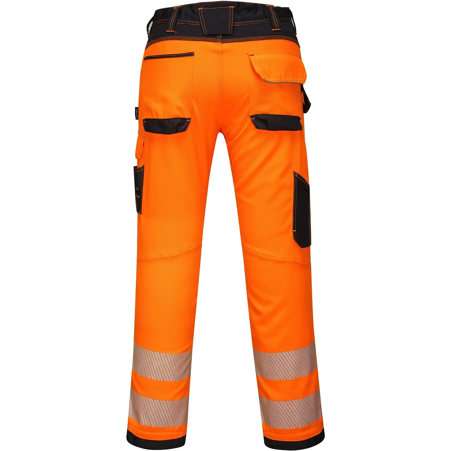 Warnschutz Stretch-Bundhose "PW303" PW3 in orange/schwarz, 36 (EU 52) - Thumbnail 2