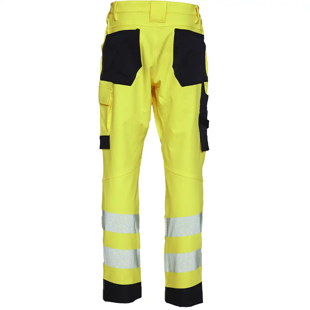 Warnschutz Stretch Bundhose "282404R" Visible Xtreme Recycled in gelb/schwarz, 48 - Thumbnail 2