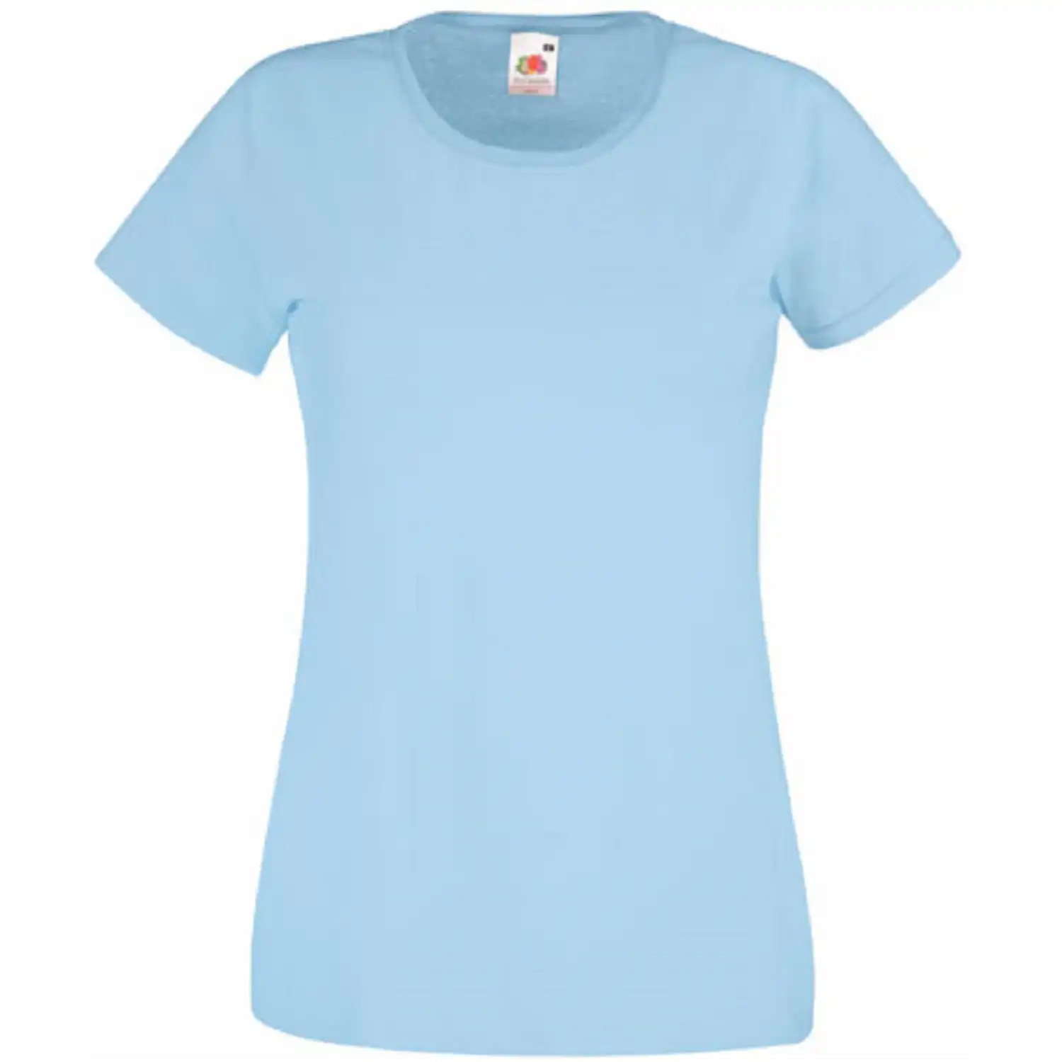 Damen T-Shirt "F288N" 100% Baumwolle Valueweight in sky blue, M - Bild 1