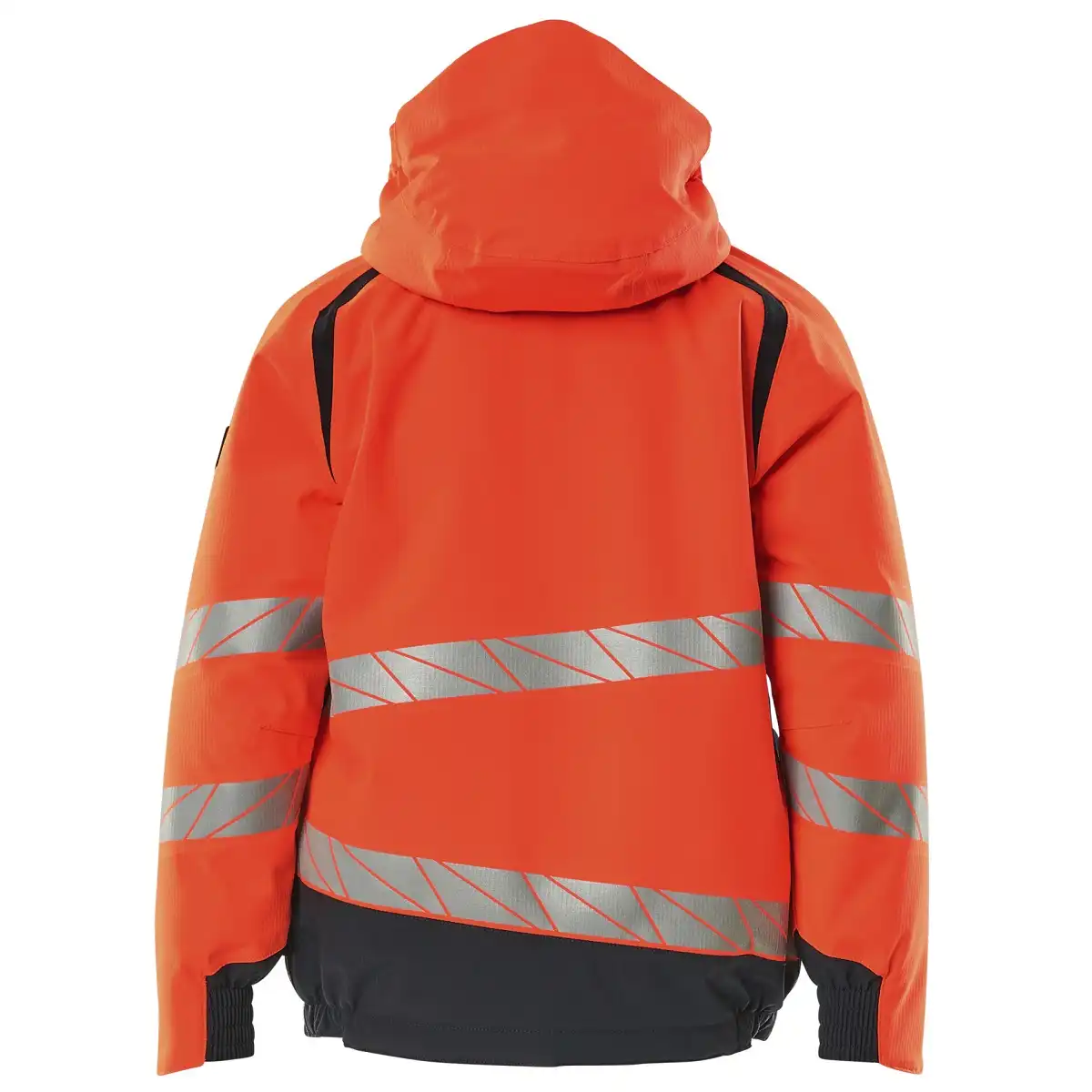 Kinder Hi-Vis Winterjacke "ACCELERATE SAFE" in rot/schwarzblau, 104 - Thumbnail 2