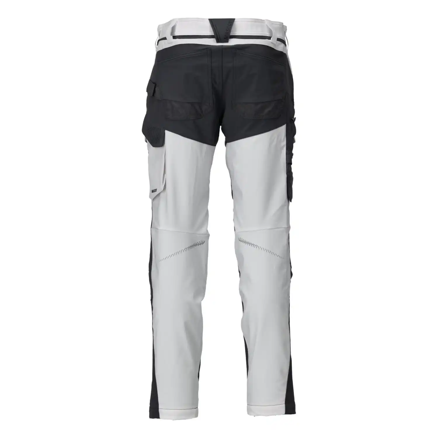 Stretch Bundhose "22379-311" Customized in weiß/anthrazit, 82C50 (EU 50) - Thumbnail 2