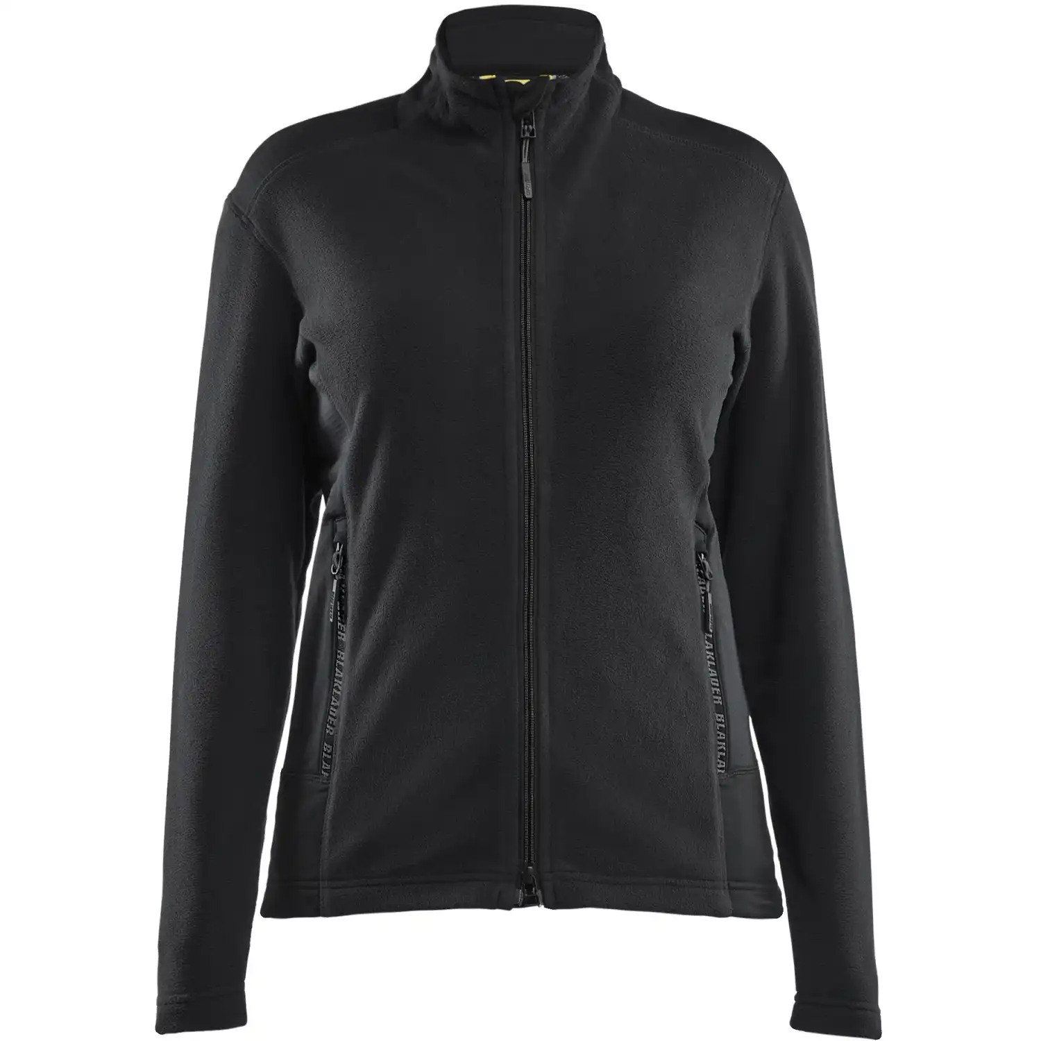 Damen Microfleecejacke "4766" Unite in schwarz/mittelgrau, XS - Thumbnail 1