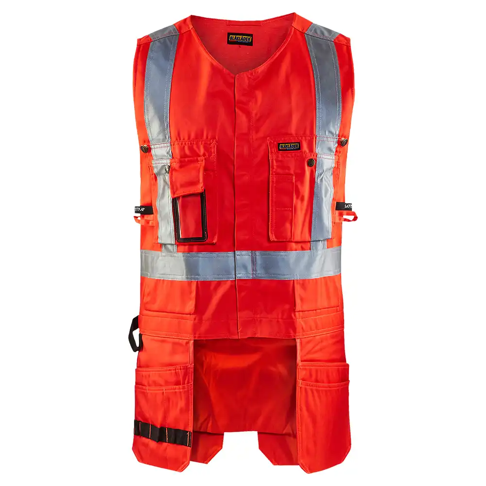 Warnschutz-Montageweste "3027" in hellrot, 3XL - Thumbnail 1