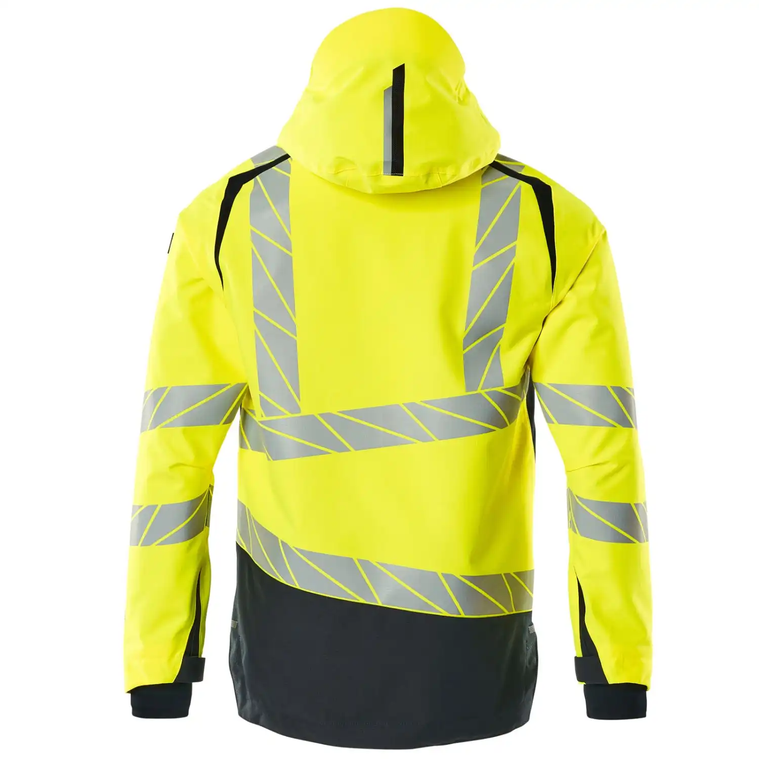 Warnschutz Regenjacke zweifarbig "ACCELERATE SAFE" in gelb/schwarzblau, XXL - Thumbnail 2