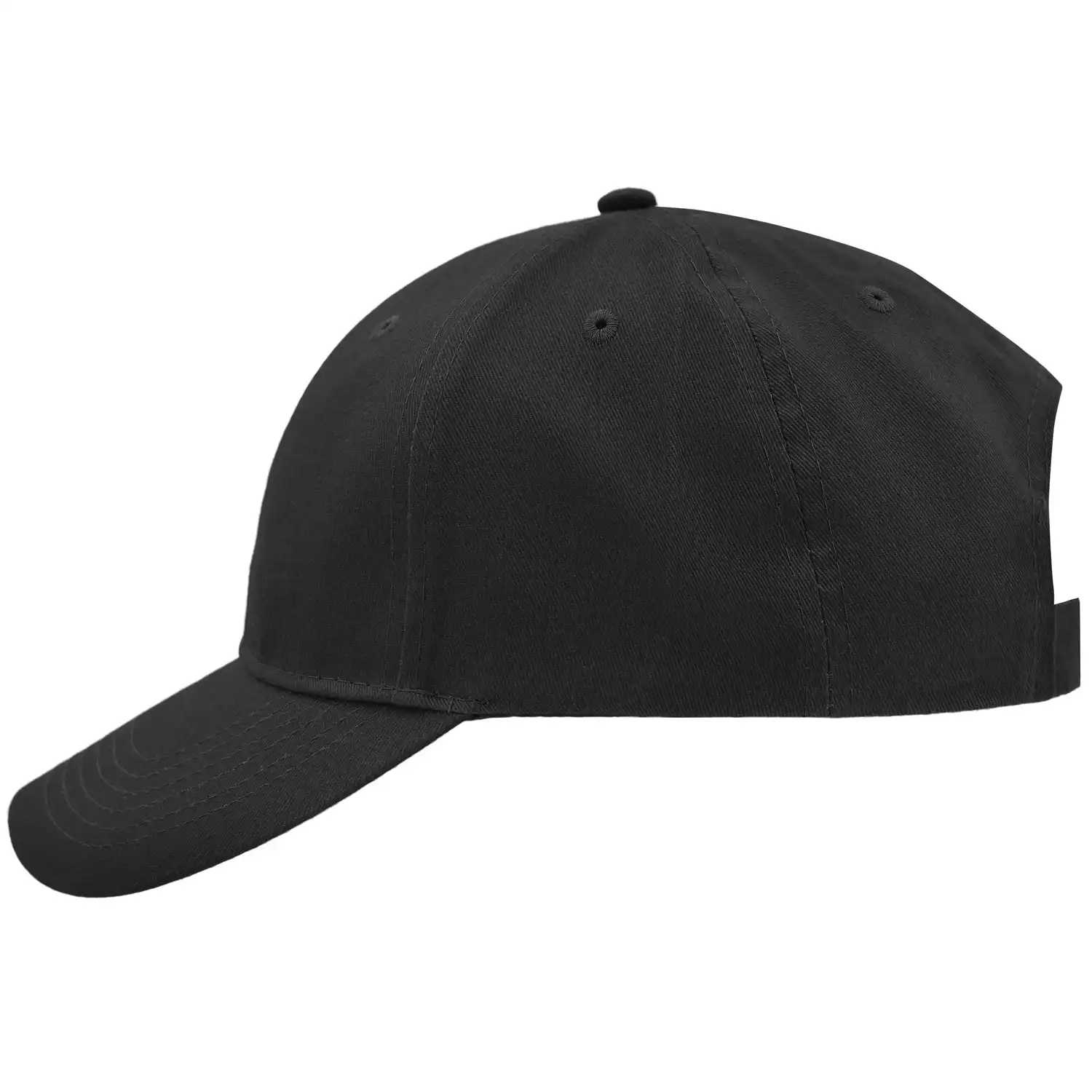 Brushed 6 Panel Cap "MB6118" in schwarz - Bild 1