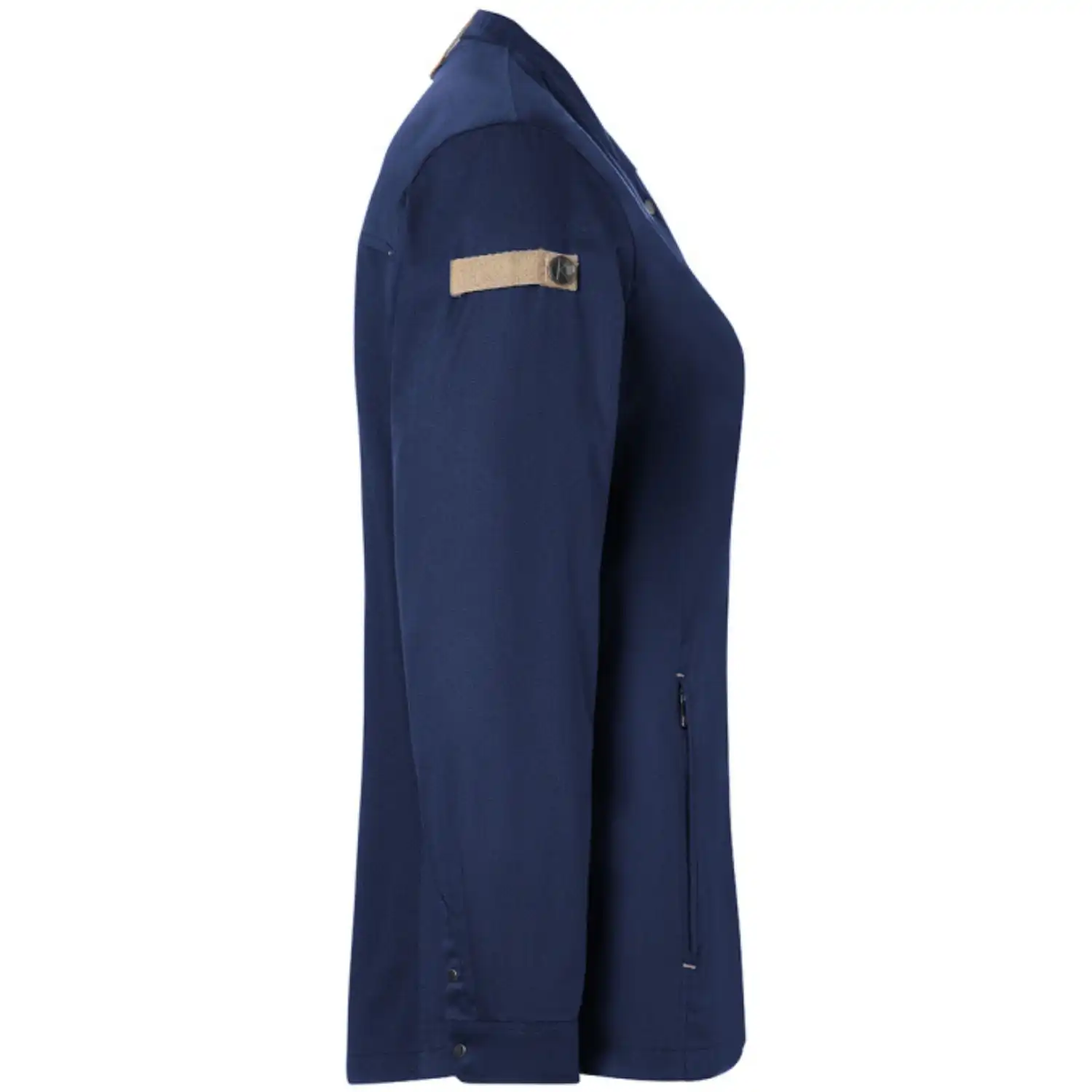 Damen Kochjacke "JF 26" in stahlblau, 46 - Thumbnail 3