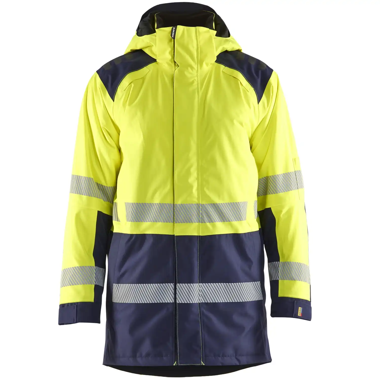 Warnschutz Winterparka Kl. 3 "4457" in gelb/marine, 3XL - Thumbnail 1