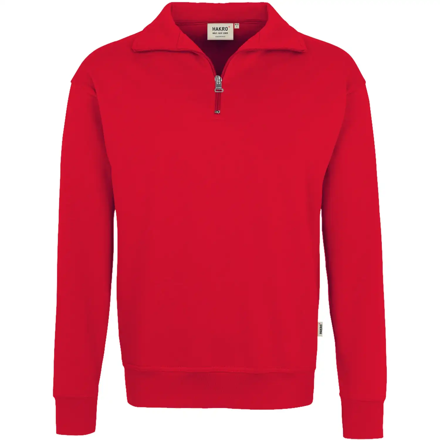 Zip Sweat-Shirt "Premium" 451 in Rot, L - Bild 1