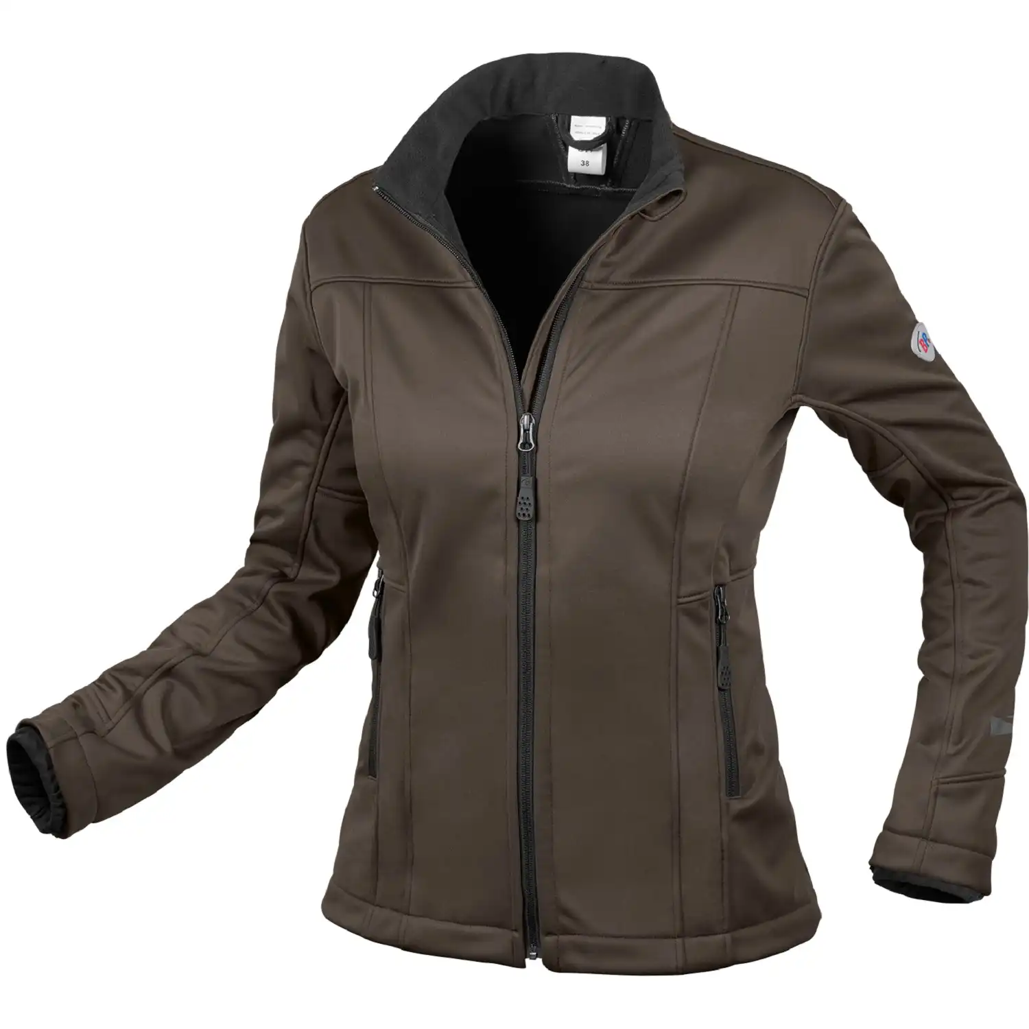 Damen Softshelljacke "1695-571" in falke, XS - Thumbnail 1